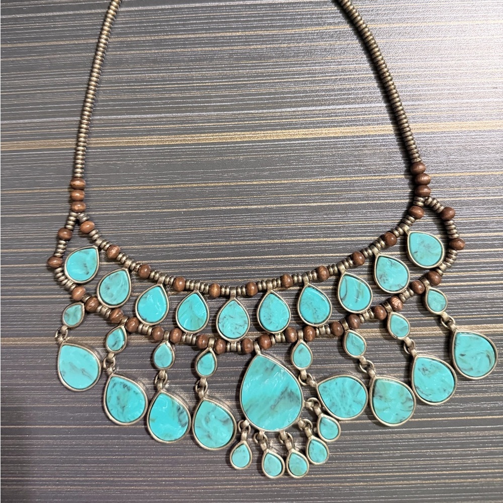 Turquoise Statement Necklace